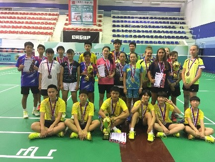 第9回鳥取県・江原道・沿海地方青少年スポーツ交流事業でのバドミントン・卓球団の沿海地方訪問(2018年8月1日~5日)